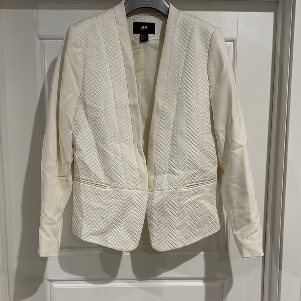 H&M Women's Cream Jacket